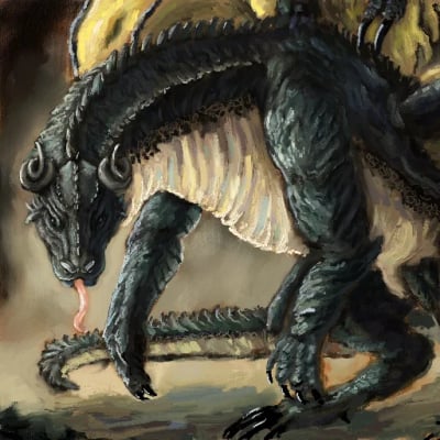 Uasal Keiros Beithir (Uasal for short) “The Nobel Dark Wyrm”