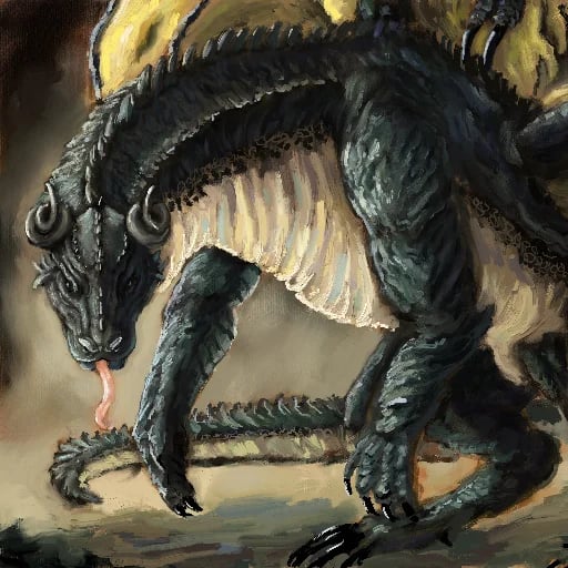 Uasal Keiros Beithir (Uasal for short) “The Nobel Dark Wyrm”