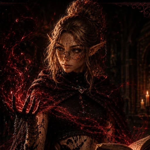 Redwick, The Elf Who Writes With Blood