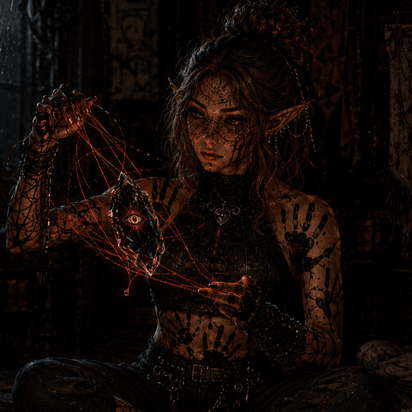 Redwick, The Elf Who Writes With Blood