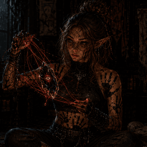 Redwick, The Elf Who Writes With Blood