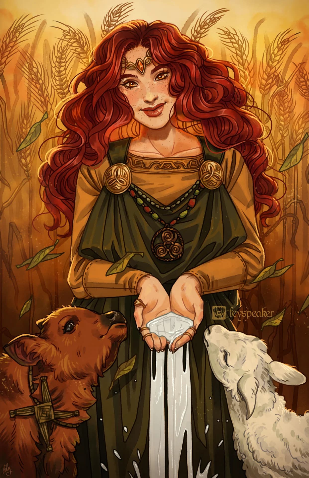 Brigid, La Triple Flamme